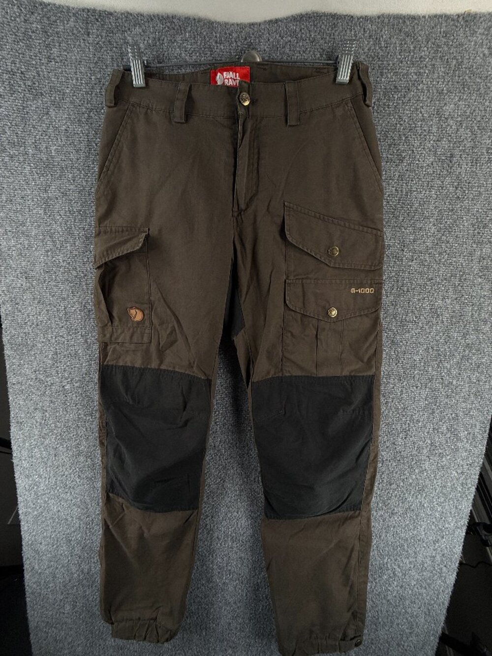 Fjallraven Vidda Hydratic Pro Lined 89686 G-1000 Pants Brown Logo 26 ACTL 28x31